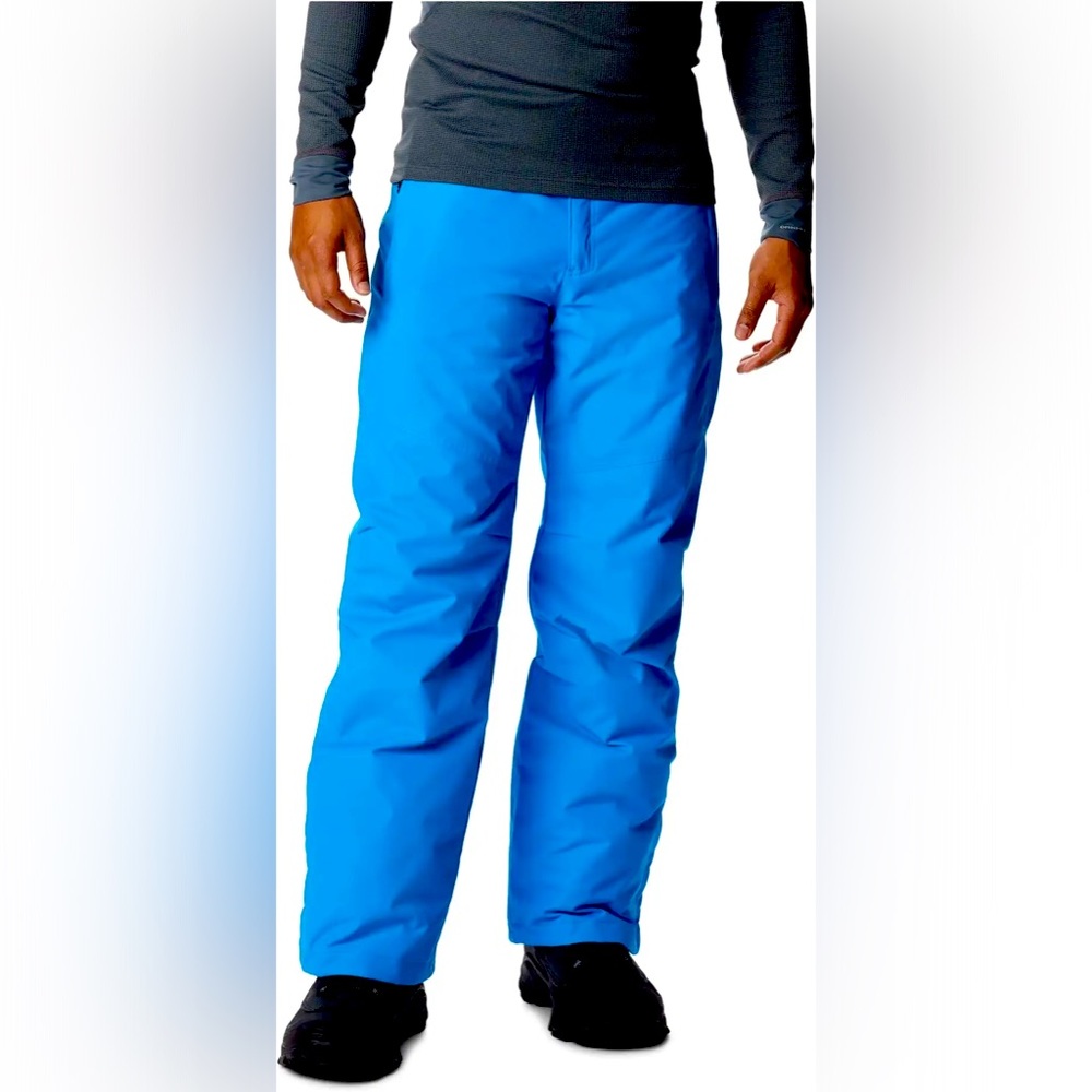 Columbia blue bugaboo ski pants unisex 4XL 48-56 inch waist adjustable
